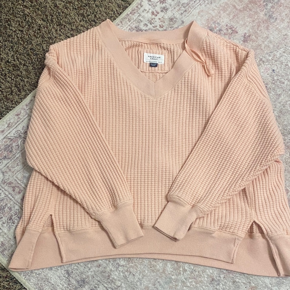Women’s American eagle waffle knit sweater